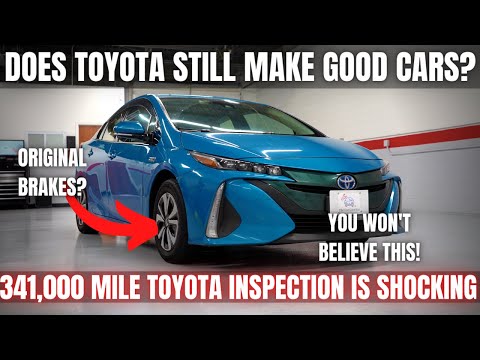 Видео: Toyota всё ещё выпускает хорошие автомобили? Эта проверка Prius на 341 тысяче миль просто шокирует!