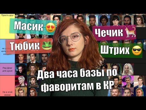 Видео: 🤍ТИР-ЛИСТ МУЖСКИХ ВЕТОК КЛУБА РОМАНТИКИ🤍