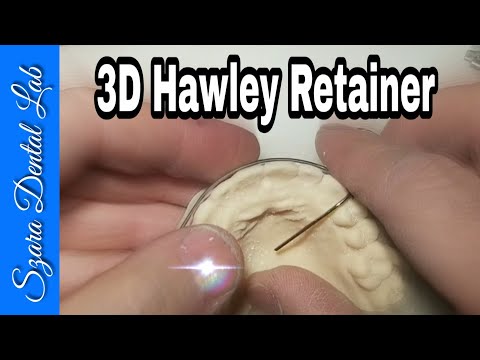 Видео: Наконечник фиксатора Hawley Wirebending 3D от Szara Dental