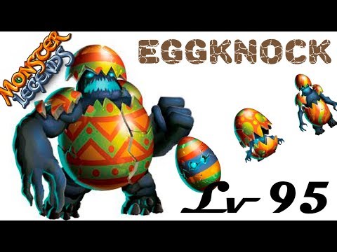 Видео: EGGKNOCK  прокачка 1-95 уровень ТОП из редких монстров на 4* Monster Legends