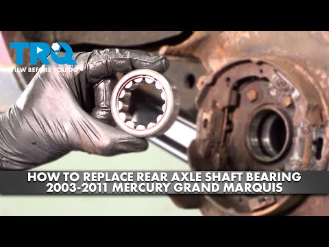 Видео: Как заменить подшипник вала задней оси Mercury Grand Marquis 2003-2011