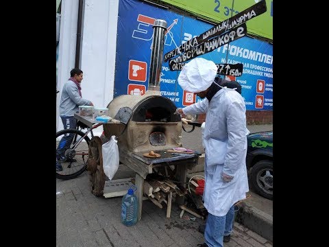 Видео: Пиццу и блины выпекаем в полевой печи-кухне Древних Ариев