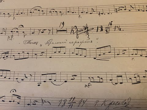 Видео: НОТНЫЙ АЛЬБОМ, 1894 ГОД. ОБЗОР УНИКАЛЬНОЙ ВЕЩИ