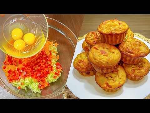 Видео: Забудьте про оладьи! Кабачковые маффины за 30 минут 🍴Вкусно и полезно!