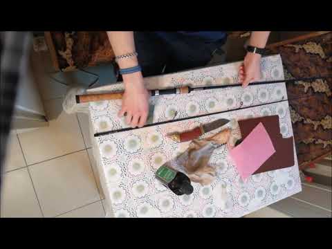 Видео: Пропитка рукоятки спиннинга