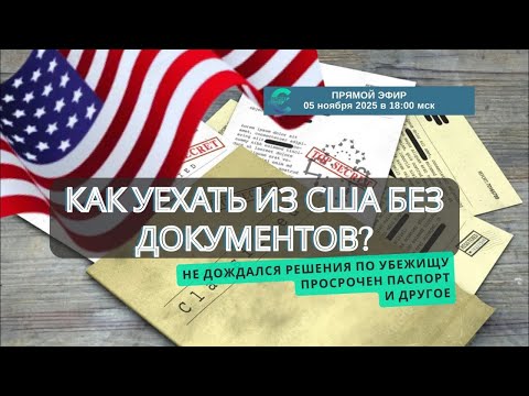 Видео: Как уехать из США без документов?