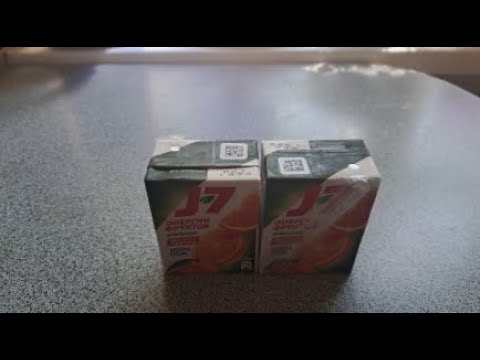 Видео: Обзор на сок J7 со вкусом апельсина