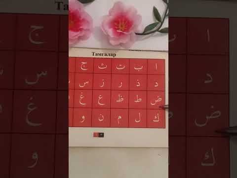 Видео: Алфавитти оздоштуруу💼🏡 сабагы,жазыныз,айтыныз,жаттаныз🕌