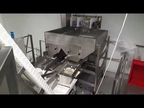 Видео: Упаковка пельменей в Пакет подушка, Пакет с приклееным плоским дном, Пакет с Клипсой