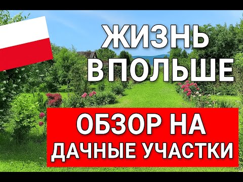 Видео: ЖИЗНЬ В ПОЛЬШЕ. ОБЗОР НА ДАЧНЫЕ УЧАСТКИ