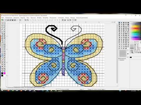 Видео: Уроки Embird: Cross Stitch. Создание дизайна вышивки по готовой схеме
