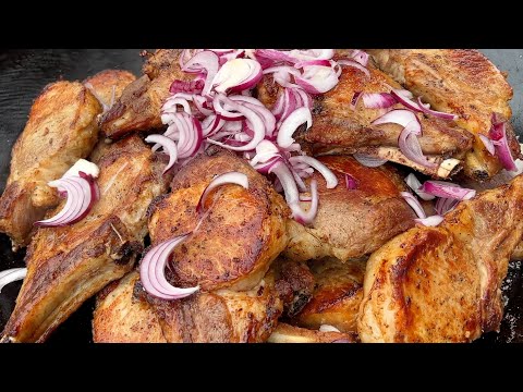 Видео: Рецепт Приготовления Сочных Стейков на Садже🔥 Как Пожарить Мясо