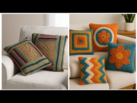 Видео: Востребованные идеи и дизайн подушек ручной работы, связанные крючком, 2025