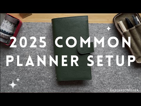 Видео: НАСТРОЙКА ПЛАНИРОВЩИКА STERLING INK N1 COMMON PLANNER 2025 | Как я использую обычный планировщик ...