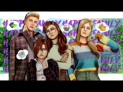 Видео: ˗`ˏ Счастливая семейка 🚓│Sims 4 CAS │ˎˊ˗