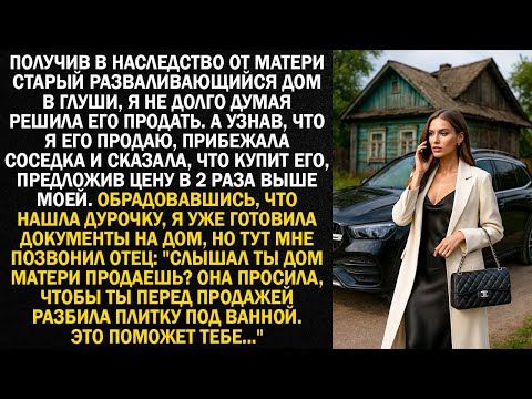 Видео: Получив в наследство от матери старый разваливающийся дом в глуши, я решила его продать. Но вдруг...