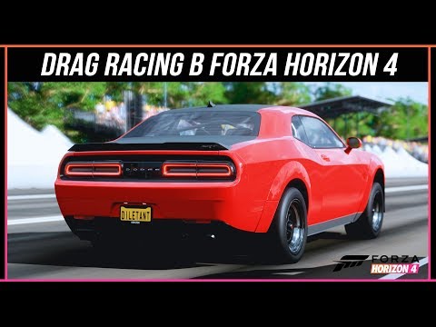 Видео: Forza Horizon 4: Drag Racing на Dodge Challenger SRT Demon