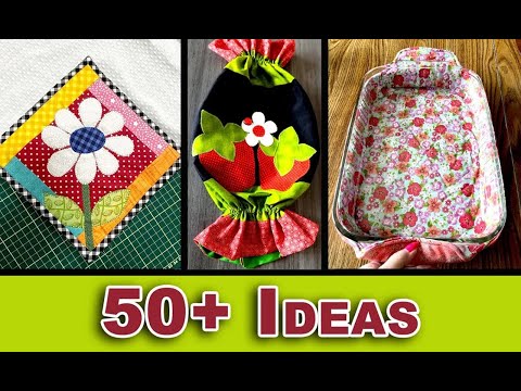 Видео: Более 100 идей для простых швейных проектов для кухни