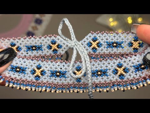 Видео: Силянка-гердан з бісеру "Чарівні візерунки". Майстер-клас