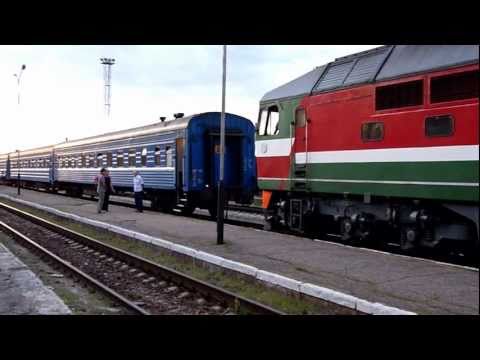 Видео: Смена тепловозов (ТЭП70-0250 (LDz) 0372 (БЧ))  (Даугавпилс)