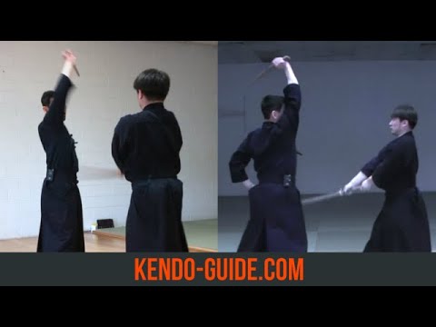 Видео: Нихон Кендо Ката №8 Кодачи №1: Мужчины Укенагаси Мен (Омотэ)