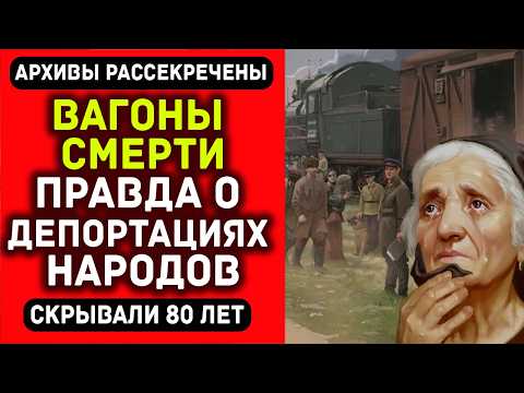 Видео: Их грузили как скот: депортации народов СССР, от которых стынет кровь