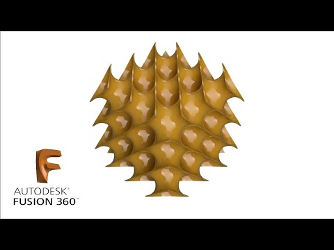 Видео: P.67. Гироид (3) во Фьюжн 360/  Gyroid surface (3) in Fusion 360/ Schwarz D surface