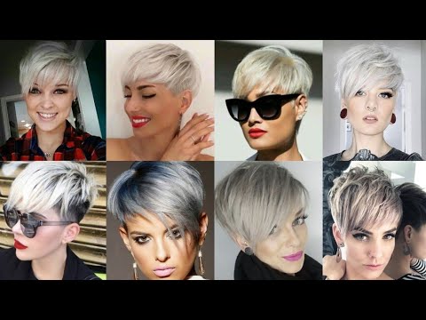Видео: Лучшие короткие седые 🩶 прически и стрижки для женщин старше 40, 50, 60 лет | Классическая стрижк...