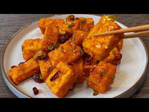 Видео: Хрустящий тофу в домашнем липком веганском медовом соусе!