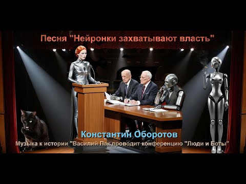 Видео: 03. Песня "Нейронки захватывают власть". Константин Оборотов. Музыка к историям о Василии Паке.