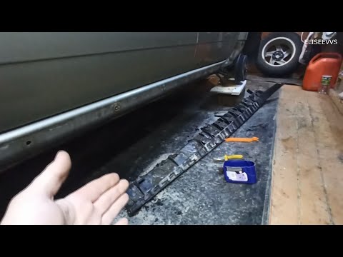 Видео: подкраска проблемных мест рено датер
