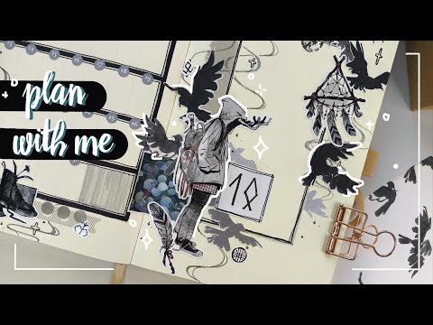 Видео: 🌙🖤 Мрачные ШАМАНЫ | Октябрь 2025 🖤🌙 Темное ХЭЛЛОУИНСКОЕ оформление 🐦 Ежедневник