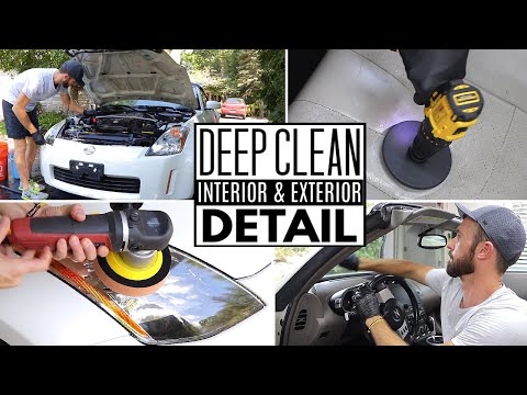 Видео: Полная катастрофа! Полная переделка салона и экстерьера автомобиля! ГЛУБОКАЯ ЧИСТКА 350Z