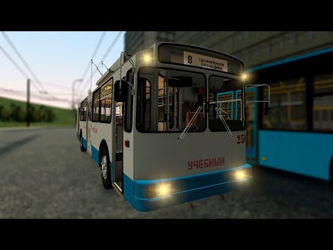 Видео: НОВЫЙ МАРШРУТ НА СИТИ 25 ► Trolleybus FS