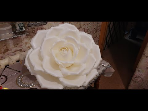 Видео: Ростовая роза - торшер часть 1