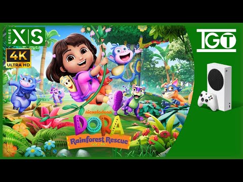 Видео: Xbox Series S | Dora Rainforest Rescue | Обзор игрового процесса с частотой кадров