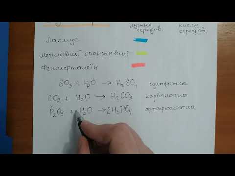Видео: Взаємодія води з оксидами, 2 частина.  7 клас