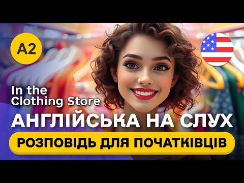 Видео: Проста Розповідь Англійською – В Магазині Одягу | Рівень A2