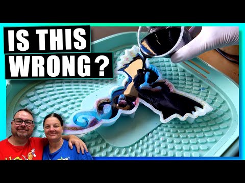 Видео: Мне кажется, мы испортили нашу новую форму из смолы!!