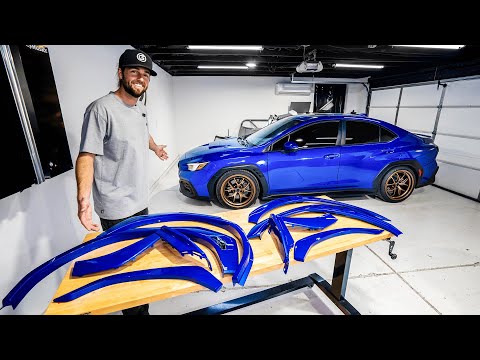 Видео: Установка крыльев в цвет Subaru WRX VB 2022+