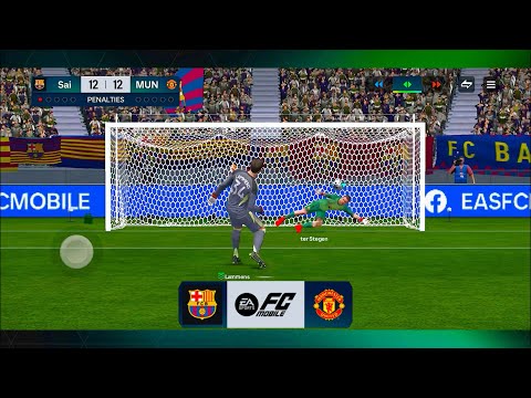 Видео: Серия пенальти • 16 • ФК «Барселона» • Против • ФК «Манчестер Юнайтед» | Fc Mobile