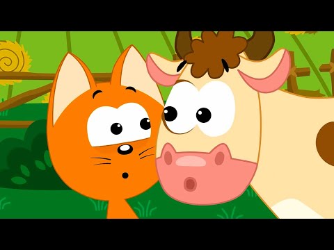 Видео: Кря-кря 🦆🎵 Как говорят животные – Сборник – Котэ ТВ – Песенки для малышей