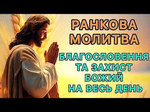 Видео: Ранкова молитва. Благословення та захист Божий на весь день!