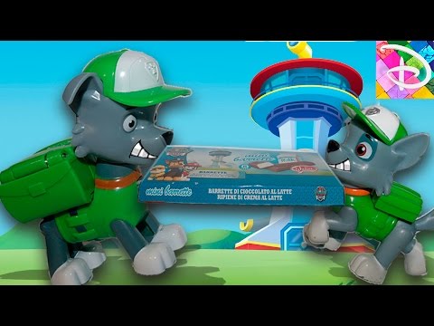 Видео: Щенячий Патруль новые серии на русском Рокки отбирает шоколад у брата Развивающее Видео для Детей
