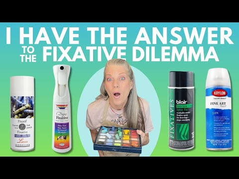 Видео: Стоит ли художникам, работающим пастелью, использовать фиксатор? У меня есть ответ в этом обзоре ...
