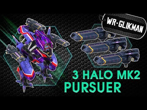 Видео: War Robots. Pursuer 3 Halo MK2. Скорость, Холод, Дробовик.