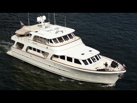 Видео: Яхтенный тур стоимостью 2,5 миллиона долларов: Offshore Yachts 80 Voyager 2004 года