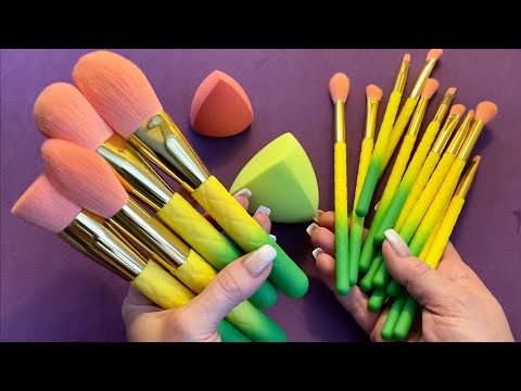 Видео: АСМР|Шёпот|Кисти для макияжа|ASMR|Makeup brushes|Whisper