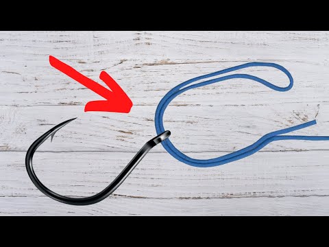Видео: Как ПРОСТО! БЫСТРО! НАДЕЖНО! Привязать крючок к леске