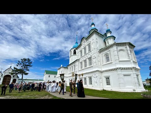 Видео: Праздник Преображения Господня в Посольском монастыре Улан-Удэнской и Бурятской епархии